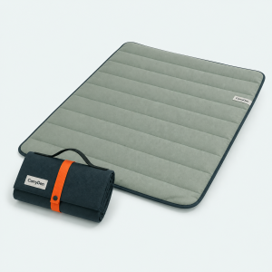 CarryDen FoldAway water-repellent pet travel mat concept image