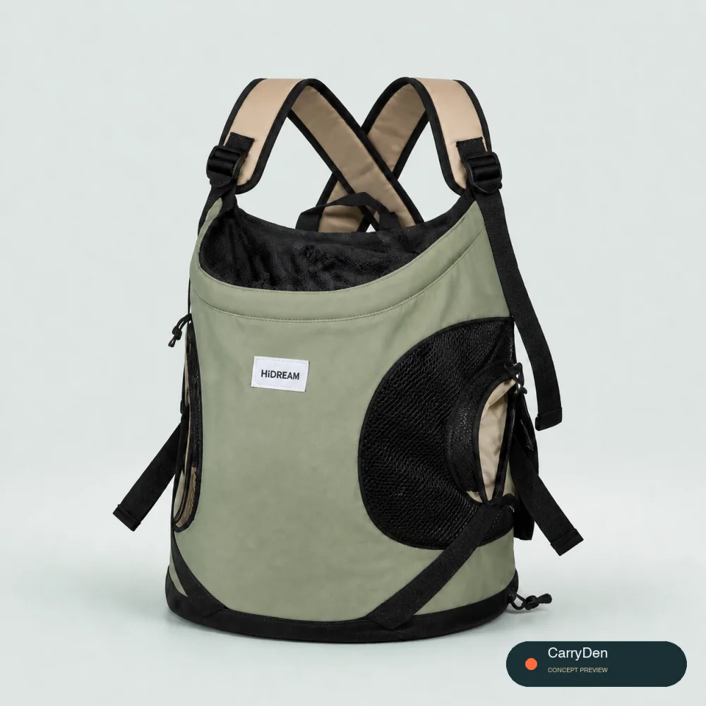 Front-Hugging Tote Pet Backpack