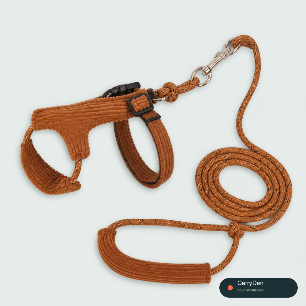 Soft Cat Harness & Crossbody Leash
