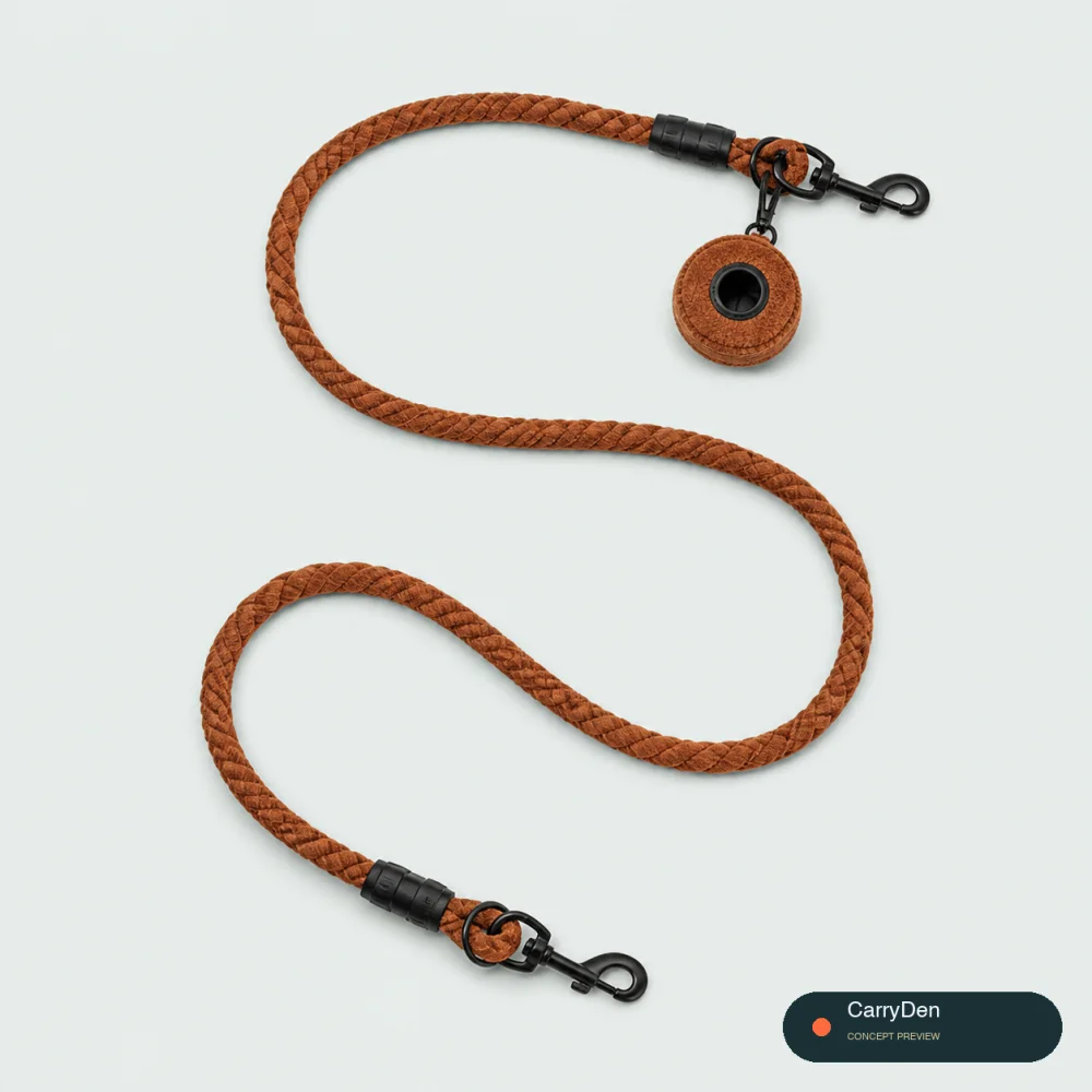 Convertible Plush Rope Leash